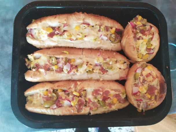 Zapekané plnené rožky - obrázok 4