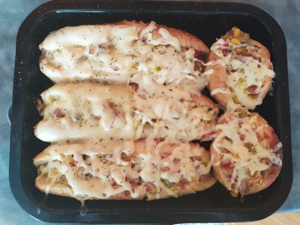 Zapekané plnené rožky - obrázok 5