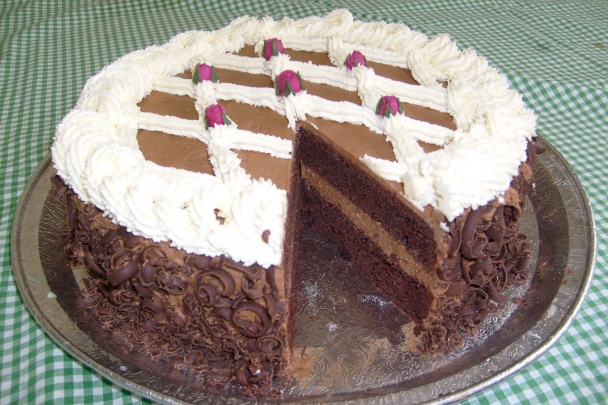 Sviatočná čokoládová torta (fotorecept) - obrázok 10