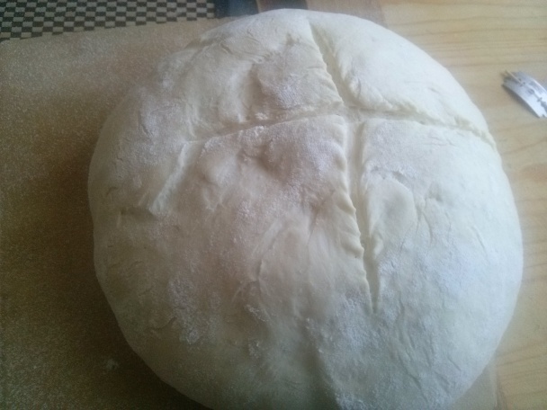 Chlieb a langoše z jedného cesta (fotorecept) - obrázok 4