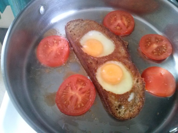 Vajíčka v kváskovom chlebe  - obrázok 3