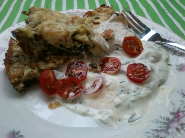 Rožkový koláč s Lučinou a medvedím cesnakom (fotorecept) - obrázok 7