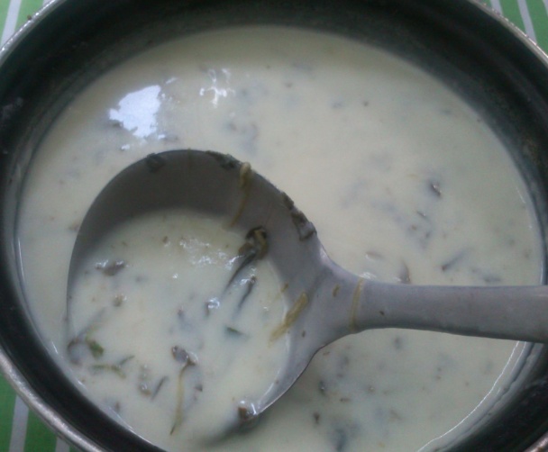 Šťaveľová polievka s pórom a zemiakmi (alebo aj bez) - obrázok 6
