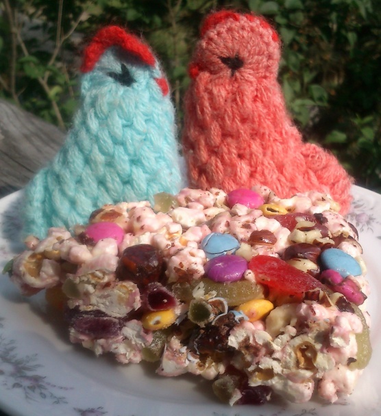 Sladká popcornová torta - obrázok 11