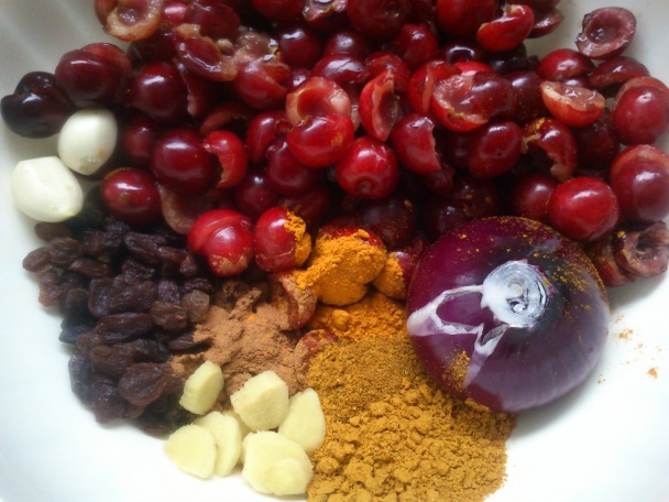 Nevarené čerešňové čatní - obrázok 2