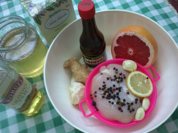 Kuracia exotika s červeným grepom (fotorecept) - obrázok 1