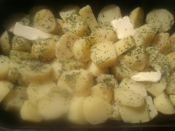 Dusené bravčové zapečené na zeleninových zemiakoch (fotorecept) - obrázok 3