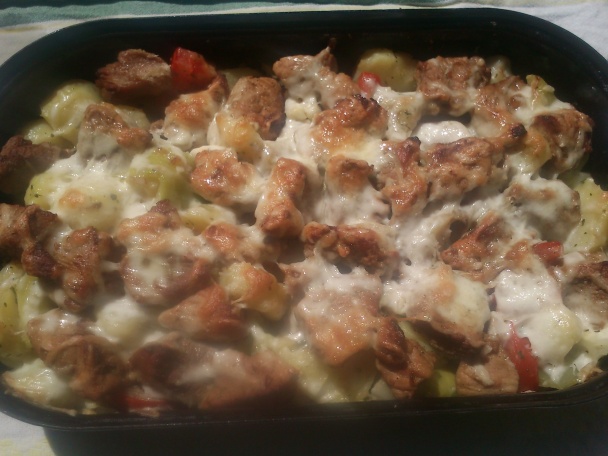 Dusené bravčové zapečené na zeleninových zemiakoch (fotorecept) - obrázok 8