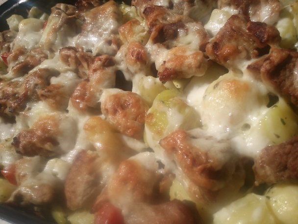 Dusené bravčové zapečené na zeleninových zemiakoch (fotorecept) - obrázok 9