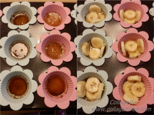 Karamelovo-banánové muffiny naopak - obrázok 4