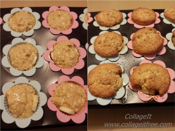 Karamelovo-banánové muffiny naopak - obrázok 5