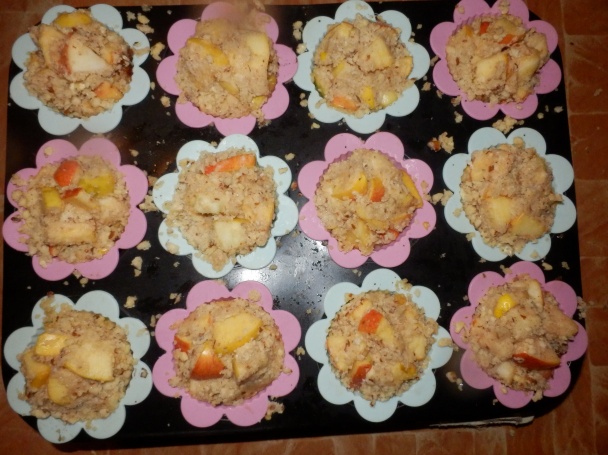 Jablkové mrveničkové muffiny - obrázok 6