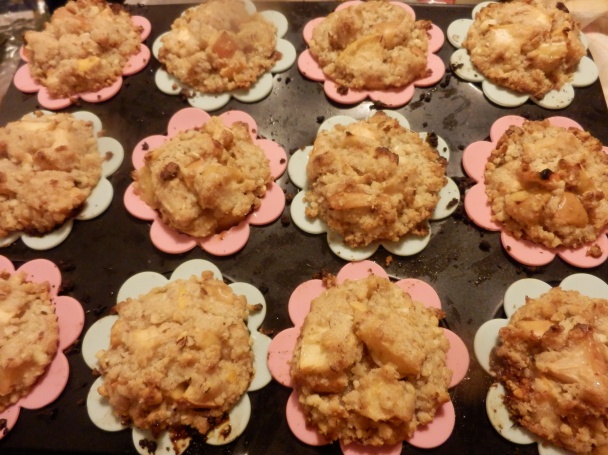 Jablkové mrveničkové muffiny - obrázok 7