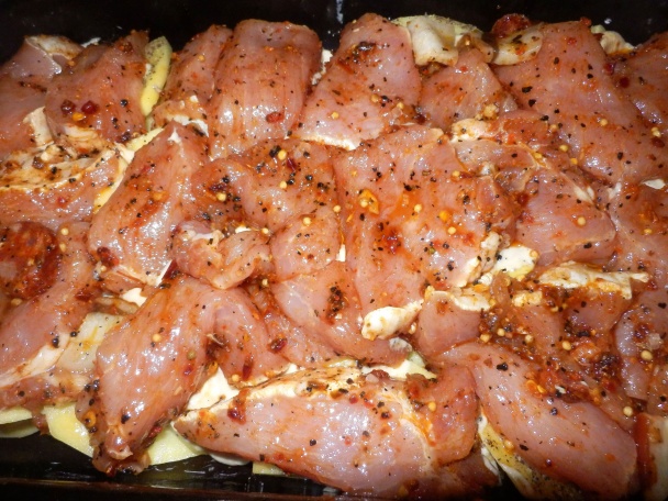 Karé prekladané zemiakmi - večera s hádankou (fotorecept) - obrázok 4