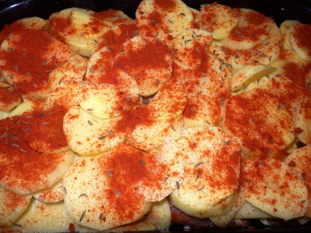 Karé prekladané zemiakmi - večera s hádankou (fotorecept) - obrázok 5