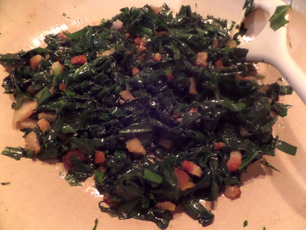 Slaninkovo-tvarohová nátierka s medvedím cesnakom (fotorecept) - obrázok 3