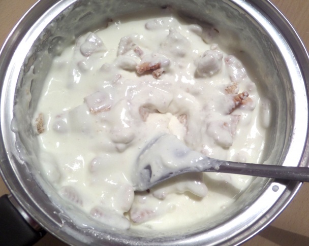 Nepečená torta z pečeného ovocia s krémom z mascarpone (fotorecept) - obrázok 5