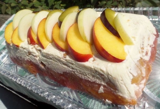 Nepečená torta z pečeného ovocia s krémom z mascarpone (fotorecept) - obrázok 10