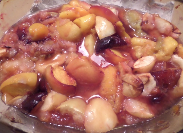Nepečená torta z pečeného ovocia s krémom z mascarpone (fotorecept) - obrázok 6