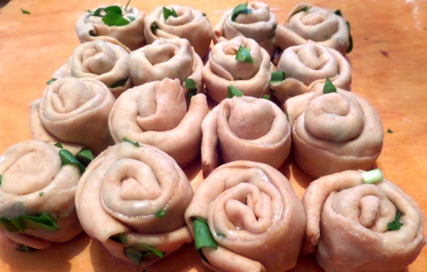 Placky s medvedím cesnakom (fotorecept) - obrázok 3