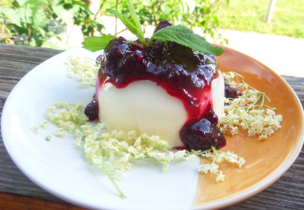 Panna cotta s vôňou bazy - obrázok 4