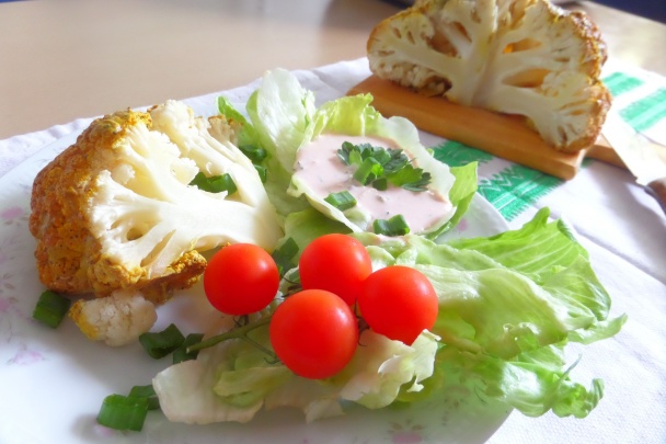 Pikantný pečený karfiol (fotorecept) - obrázok 4