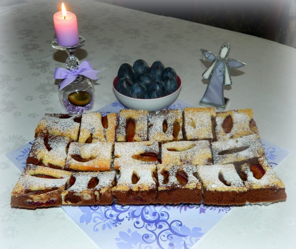 Mramorový slivkový koláč (fotorecept) - obrázok 5