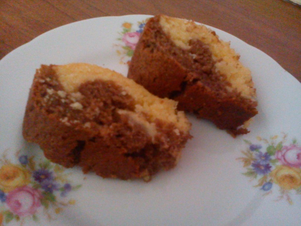 Mramorová bábovka s banánom (fotorecept) - obrázok 14