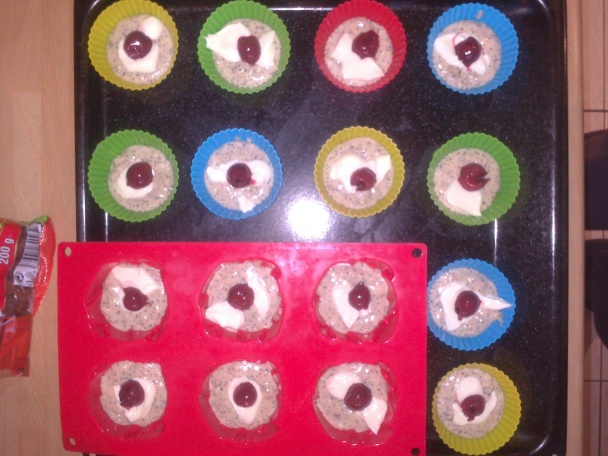 Makové maffiny s ovocím (fotorecept) - obrázok 6