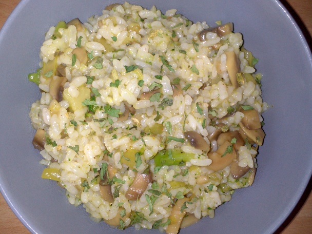 Rizoto so šampiňónmi a fazuľkou (fotorecept) - obrázok 4