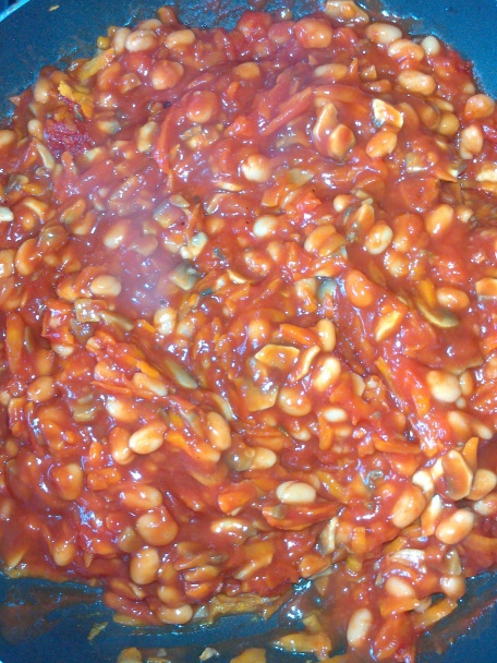 Špagety s mrkvou, fazuľou a šampiňónmi - obrázok 3