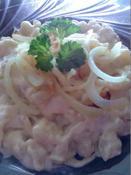 Bavorské syrové špecle - obrázok 4