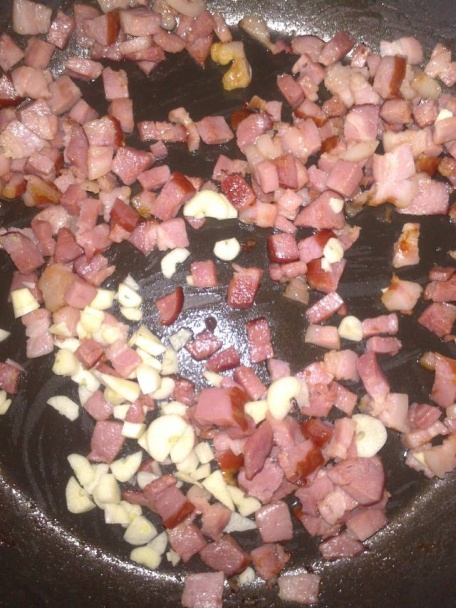 Zemiaky so špenátom a slaninkou (fotorecept) - obrázok 1