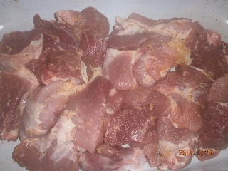 Pečené mäso, dusená kapusta, knedle (fotorecept) - obrázok 1