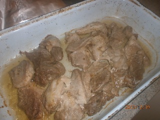 Pečené mäso, dusená kapusta, knedle (fotorecept) - obrázok 2