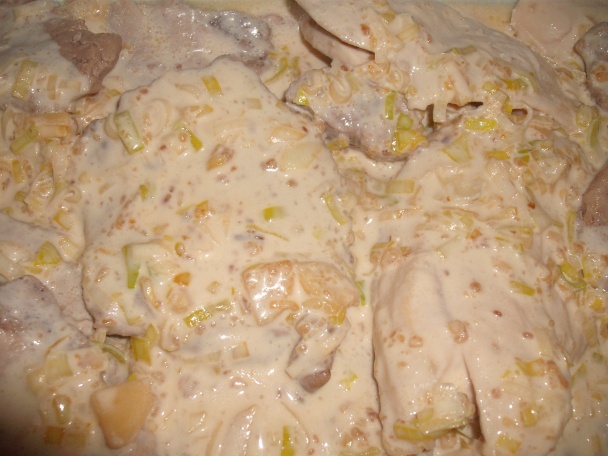 Pórkovo-smotanové šťavnaté mäso z rúry (fotorecept) - obrázok 4