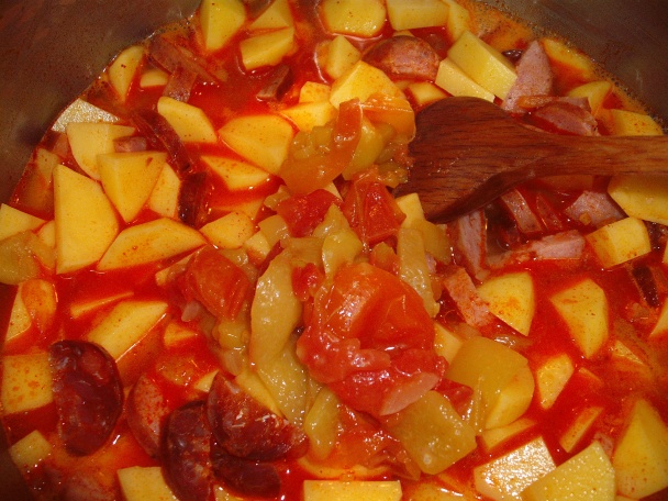 Paprikáskrumpli - zemiakový paprikáš - obrázok 4