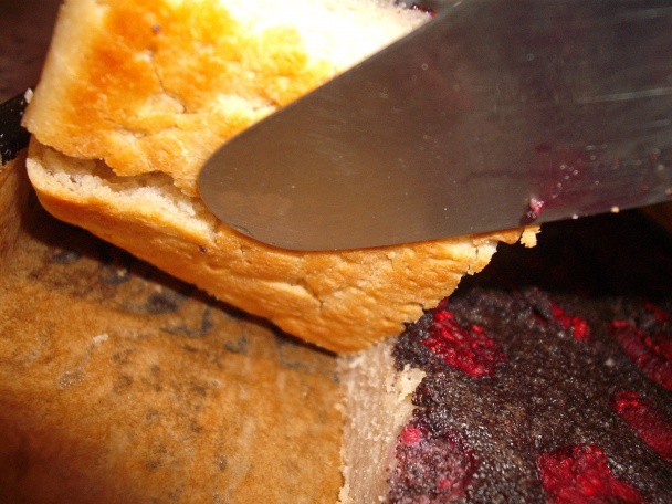 Malinovo-makový kysnutý koláč z pohánkovej múky (fotorecept) - obrázok 5