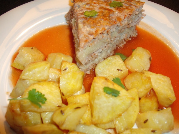 Vrstvené mäso s kalerábom (fotorecept) - obrázok 6