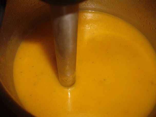 Mrkvová krémová polievka so zelenou paprikou (fotorecept) - obrázok 4