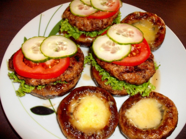 Šampiňónoburger  (fotorecept) - obrázok 5