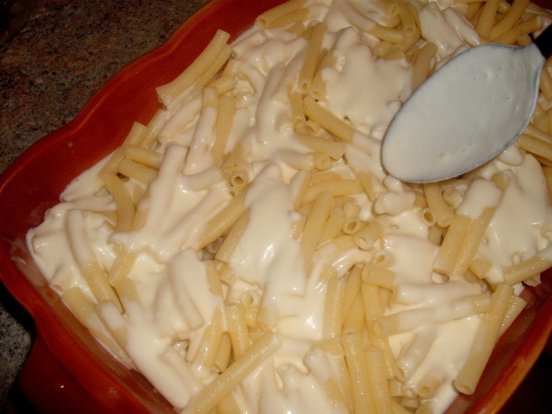 Špenátovo-bryndzové zapekané makaróny (fotorecept) - obrázok 3