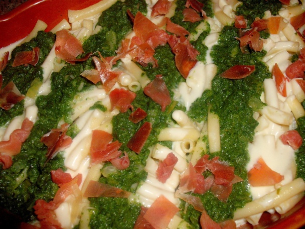 Špenátovo-bryndzové zapekané makaróny (fotorecept) - obrázok 5