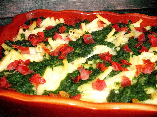 Špenátovo-bryndzové zapekané makaróny (fotorecept) - obrázok 6