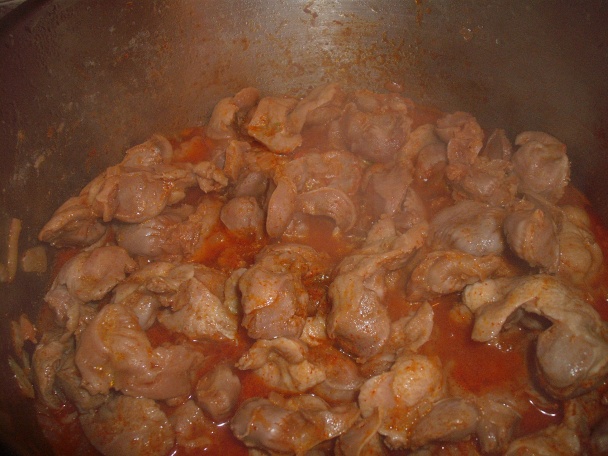 Perkelt z kuracích žalúdkov (fotorecept) - obrázok 2