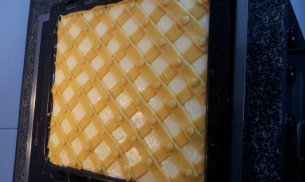 Linecký koláč so smotanovou plnkou (fotorecept) - obrázok 10