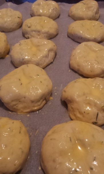 Jogurtové žemle s kôprom (fotorecept) - obrázok 4