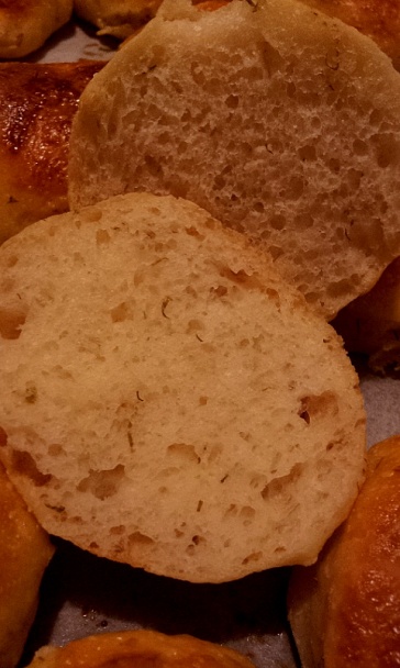 Jogurtové žemle s kôprom (fotorecept) - obrázok 6