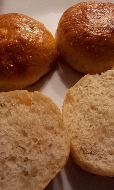 Jogurtové žemle s kôprom (fotorecept) - obrázok 8