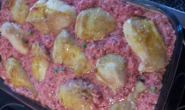 Kurča pečené v plnke (fotorecept) - obrázok 4